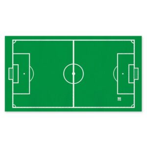 ART. P120 SET. 16 TOVAGLIOLI FOOTBALL 40X33CM PER PARTY, FESTA, COMPLEANNO