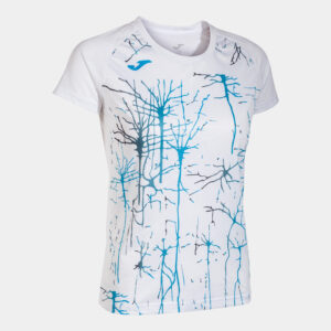 ART. 901647.216 JOMA ELITE IX SHORT SLEEVE T- SHIRT WHITE PER SPORT, PADEL, TENNIS, TEMPO0 LIBERO