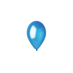 ART. P424 SET 100 PALLONCINI LATTICE COLORI METAL BLU ELETTRICO PER PARTY, FESTA, COMPLEANNO