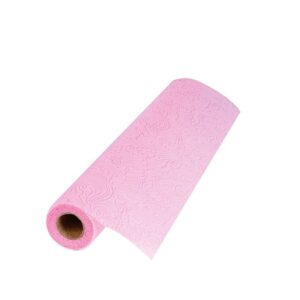 ART. P443 RUNNER IN TNT 40 X 500CM FLOREAL ROSA PER PARTY, FESTA, COMPLEANNO
