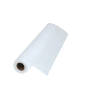 ART. P445 RUNNER IN TNT FLOREAL BIANCO 40 X 500 CM PER PARTY, FESTA, COMPLEANNO