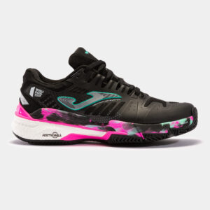 ART. TSLALW2201P  JOMA T-SLAM LADY 2201 BLACK FUCHSIA PER SPORT, PADEL, TENNIS, TEMPO LIBERO