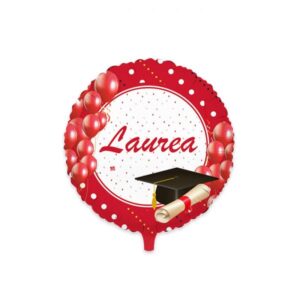 ART. P282 PALLONCINO MYLAR FOIL LAUREA PRESTIGE 45 CM PER PARTY, FESTA, LAUREA