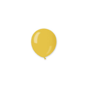 ART. P416 SET 100 PALLONCINI LATTICE COLORI METAL GIALLO PER PARTY, FESTA, COMPLEANNO