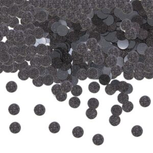ART. P463 CORIANDOLI GLITTER 15 GR NERI PER PARTY, FESTA, COMPLEANNO