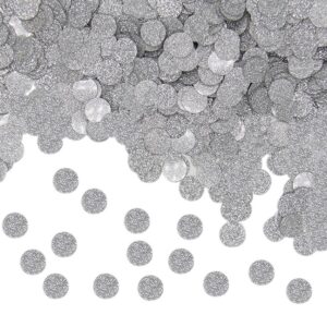 ART. P466 CORIANDOLI GLITTER 15 GR ARGENTO PER PARTY, FESTA, COMPLEANNO