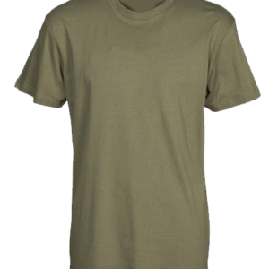 ART. 01700V T-SHIRT COTONE M/C ,COLLO O, VERDE , PER CACCIA, PESCA, SOFTAIR, TEMPO LIBERO, FUNGHI, TARTUFI