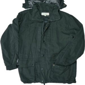 ART. 0177V GIACCA POLYESTER MEMBRANA ANTIACQUA TRASPIRANTE, VERDE, PER CACCIA, PESCA, SOFTAIR, TEMPO LIBERO, FUNGHI, TARTUFI