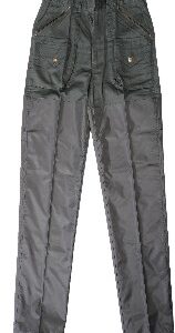 ART. 0229V PANTALONE COTONE CON ELASTICO IN VITA + NYLON, VERDE, PER CACCIA, PESCA, SOFTAIR, TEMPO LIBERO, FUNGHI, TARTUFI +