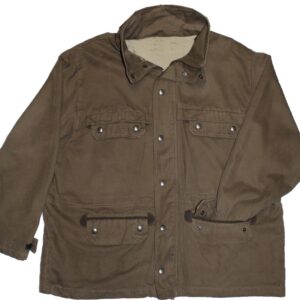 ART. 0543M GIACCA COTONE CANVAS, MARRONE, PER CACCIA, PESCA, SOFTAIR, TEMPO LIBERO, FUNGHI, TARTUFI