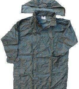 ART. 0835V CAPPOTTO NYLON TERMOSALDATO, VERDE, PER CACCIA, PESCA, SOFTAIR, TEMPO LIBERO, FUNGHI, TARTUFI