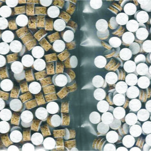 ART. 8132 BORRETTE SUGHERO PER FLOBERT CALIBRO 8 OTTOMAGNUM BUSTA DA 1000 PEZZI