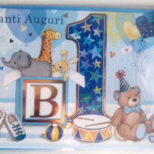 BIGLIETTO HALLMARK 1° COMPLEANNO BAMBINO
