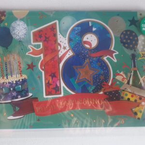 BIGLIETTO HALLMARK COMPLEANNO 18 ANNI RAGAZZO