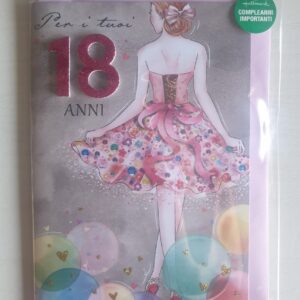 BIGLIETTO HALLMARK COMPLEANNO 18 ANNI RAGAZZO