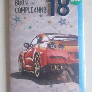 BIGLIETTO HALLMARK COMPLEANNO 18 ANNI RAGAZZO