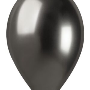 ART. P507 SET 50 PALLONCINI GLOSSY GRIGIO PER PARTY, FESTA, COMPLEANNO