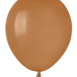 ART. P494 SET 100 PALLONCINI LATTICE MOKA 5" CM.13 PER PARTY, FESTA, COMPLEANNO