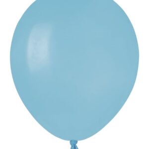 ART. P495 SET 100 PALLONCINI LATTICE CELESTE BABY PER PARTY, FESTA, COMPLEANNO