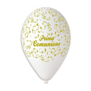 ART. P522 SET 50 PALLONCINI ALL AROUND 12" CM. 30 PRIMA COMUNIONE PER PARTY, FESTA, COMPLEANNO