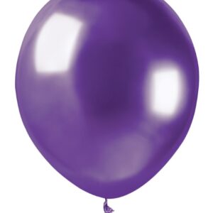 ART. P529 SET 50 PALLONCINI GLOSSY VIOLA PER PARTY, FESTA, COMPLEANNO