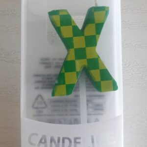 CANDELINE LETTERA X PER COMPLEANNO, FESTE, PARTY ED OCCASIONI SPECIALI