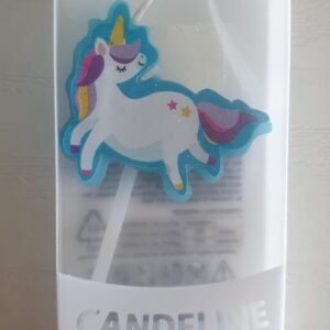 CANDELINE UNICORNO PER COMPLEANNO, FESTA, PARTY ED OCCASIONI SPECIALI