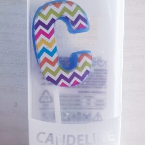 CANDELINE LETTERA C PER COMPLEANNO, FESTE, PARTY ED OCCASIONI SPECIALI