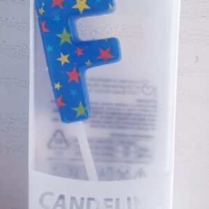 CANDELINE LETTERA F PER COMPLEANNO, FESTE, PARTY ED OCCASIONI SPECIALI