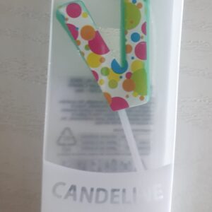 CANDELINE LETTERA V PER COMPLEANNO, FESTE, PARTY ED OCCASIONI SPECIALI
