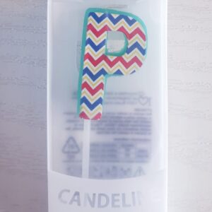 CANDELINE LETTERA P PER COMPLEANNO, FESTE, PARTY ED OCCASIONI SPECIALI