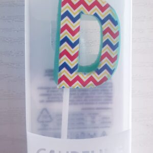 CANDELINE LETTERA D PER COMPLEANNO, FESTE, PARTY ED OCCASIONI SPECIALI