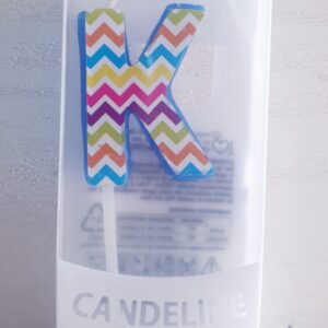 CANDELINE LETTERA K PER COMPLEANNO, FESTE, PARTY ED OCCASIONI SPECIALI