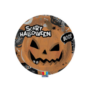 ART. P621 SET 8 PIATTI CM. 18 SCARY HALLOWEEN PER FESTA , PARTY HALLOWEEN