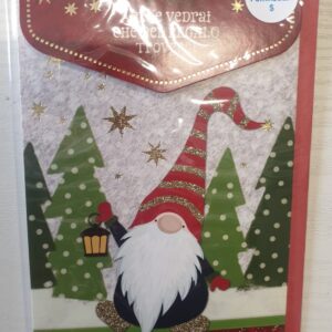BIGLIETTO NATALE PORTASOLDI "APRI E VEDRAI CHE BEL REGALO TROVERAI" PER AUGURI NATALE