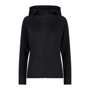 ART. 32C8386 CMP FELPA DONNA NERA PER SPORT,PADEL, TENNIS, TEMPO LIBERO