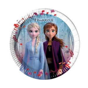 ART. P801 PIATTINI FROZEN 2 PZ. 8 CM. 20 PER COMPLEANNO, FESTA, PARTY, EVENTI