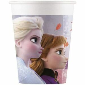 ART. P803 BICCHIERI FROZEN 2 PZ. 8 PER COMPLEANNO, FESTA, PARTY, EVENTI