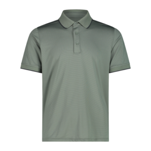 ART. 32T5247 CMP POLO DA UOMO COLORE SALVIA PER SPORT, PADEL, TENNIS, TREKKING E TEMPO LIBERO.