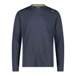 ART. 34N5867 CMP T - SHIRT DA UOMO COLORE BLACK BLUE PER SPORT, PADEL, TENNIS, TREKKING E TEMPO LIBERO