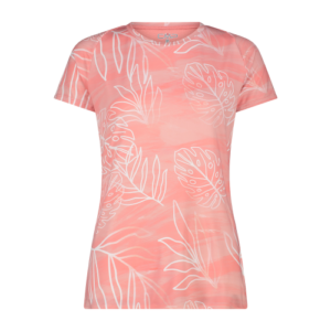 ART. 34N6806 CMP WOMAN T- SHIRT COLORE ORCHIDEA BIANCO PER SPORT, PADEL, TREKKING E TEMPO LIBERO
