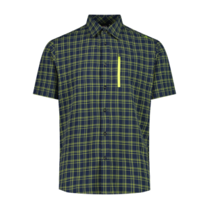 ART.  34S6217 CMP CAMICIA DA UOMO COLORE BLU - LIME PER SPORT E TEMPO LIBERO