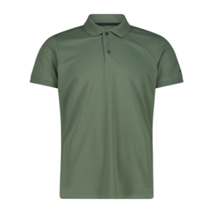 ART. 3T60077 CMP POLO DA UOMO COLORE SALVIA PER SPORT, PADEL, TENNIS, TREKKING E TEMPO LIBERO