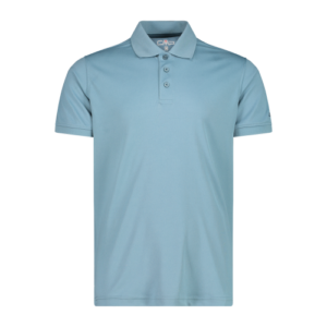ART. 3T60077 CMP POLO DA UOMO COLORE HYDRO PER SPORT, PADEL, TENNIS, TREKKING E TEMPO LIBERO
